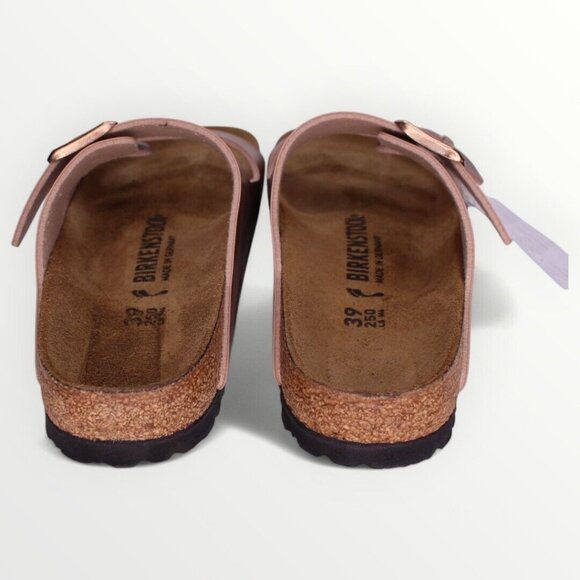 Birkenstock Arizona Birko-Flor (Copper) Women's Sandals 1023942 Size 39/US 8.0 - Picture 7 of 13